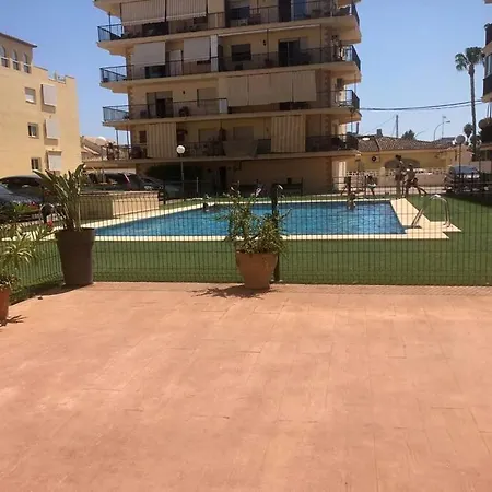 En Denia,apartamento De 2 En Las Brisas Playa Y Piscina